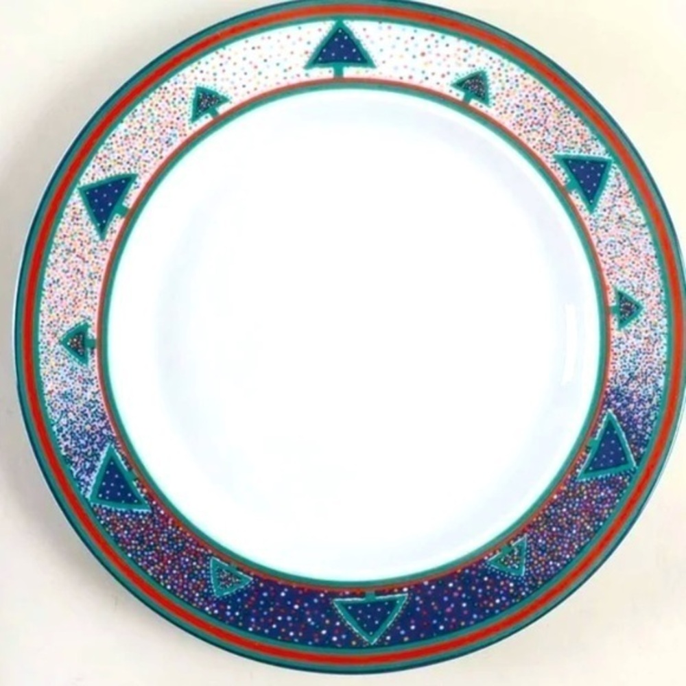 DANSK Christmas Holiday Dinner Plate Winterfest by DANSK Discontinued